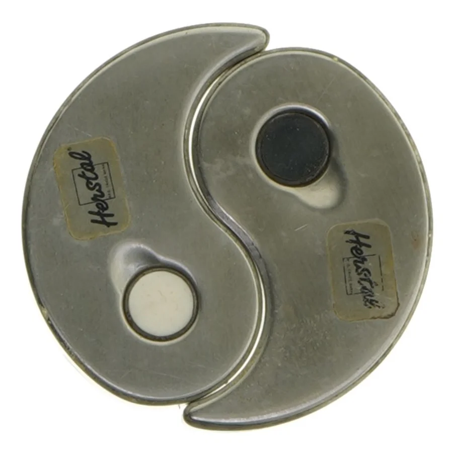 yin og yang fra Herstal (str. 2 styk. 8 cm)
