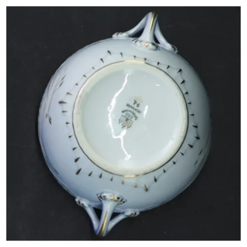 Mågestel sukkerskål med låg og måge design fra B&G (str. 12x14 cm)