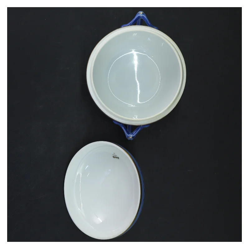 Mågestel sukkerskål med låg og måge design fra B&G (str. 12x14 cm)