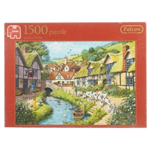 Puslespil med landskabsmotiv 1500 brikker fra Jombo (str. 37 x 27)