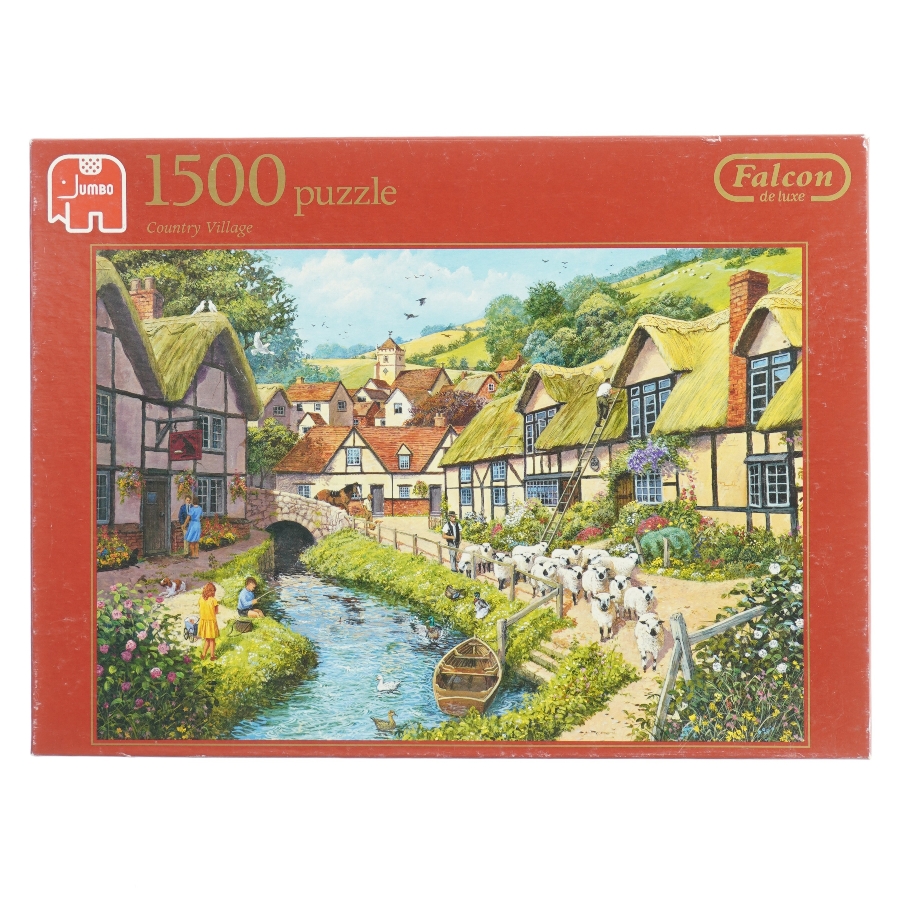 Puslespil med landskabsmotiv 1500 brikker fra Jombo (str. 37 x 27)