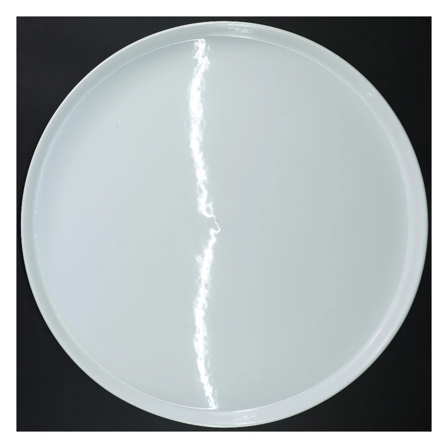 Stort, hvidt tapas/kage fad fra IKEA (str. Ø 37 cm)