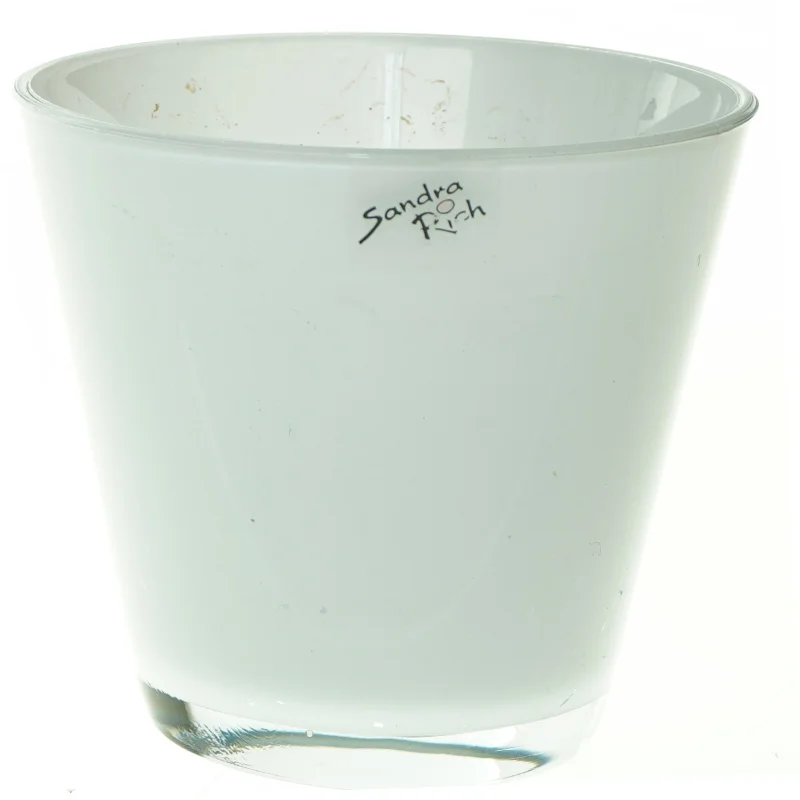 Glasvase fra Sandra Rich (str. 14 x 13 cm)