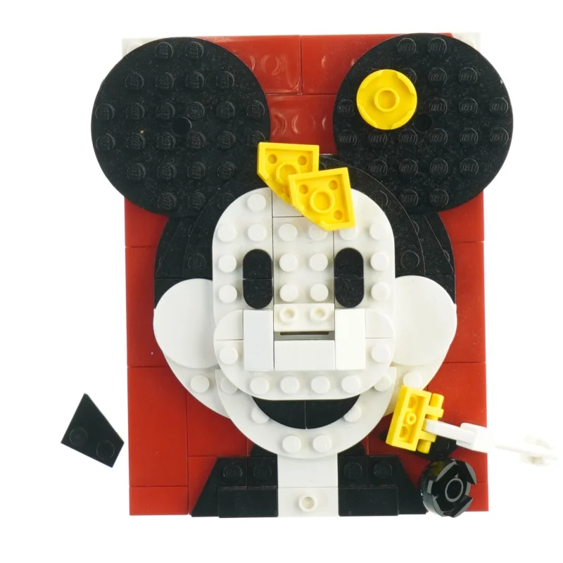 LEGO Mickey Mouse vægdekoration fra Lego (str. 13x10 cm)
