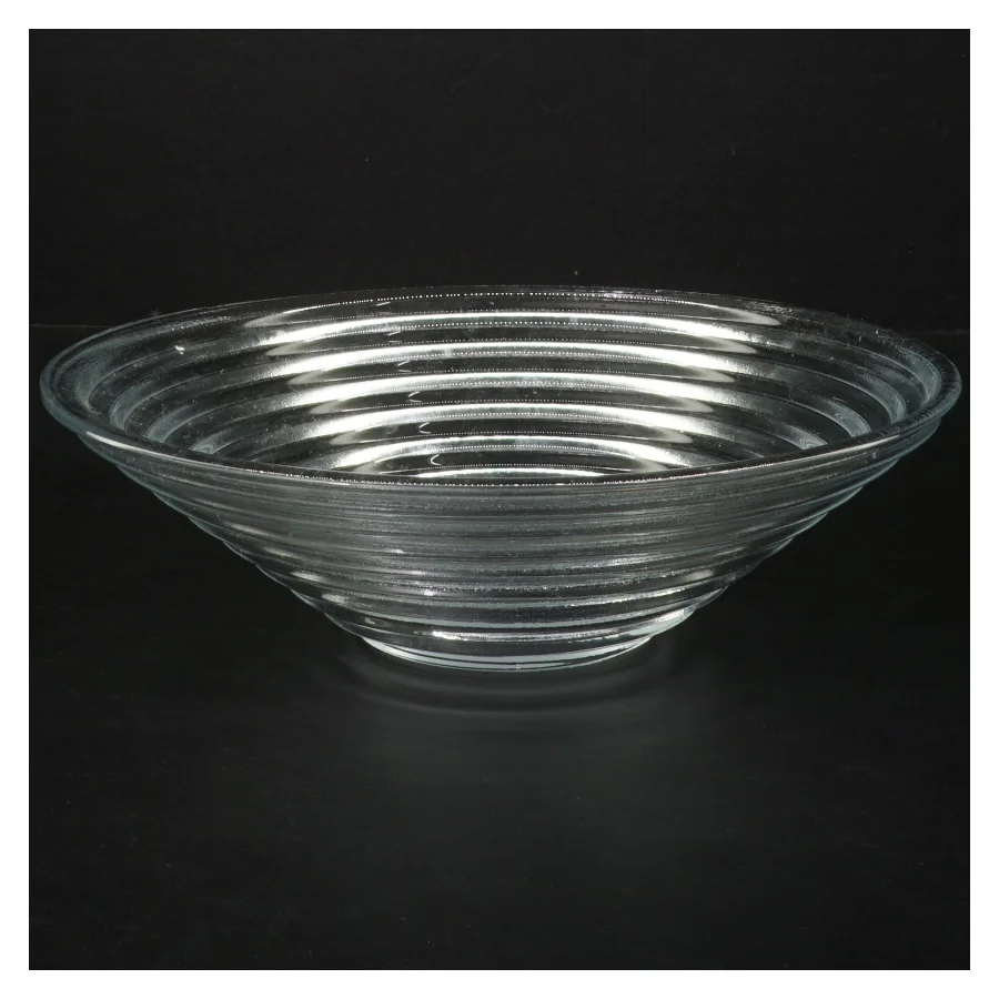 Smuk Holmegaard Glasskål (str. Ø 22,5 cm)