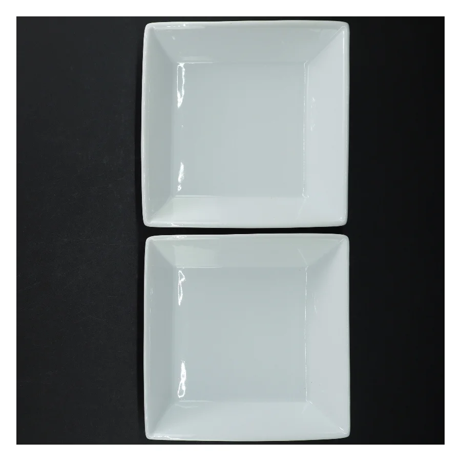 Hvid firkantede skåle fra Trend (str. 17,5. x, 17,5 cm)