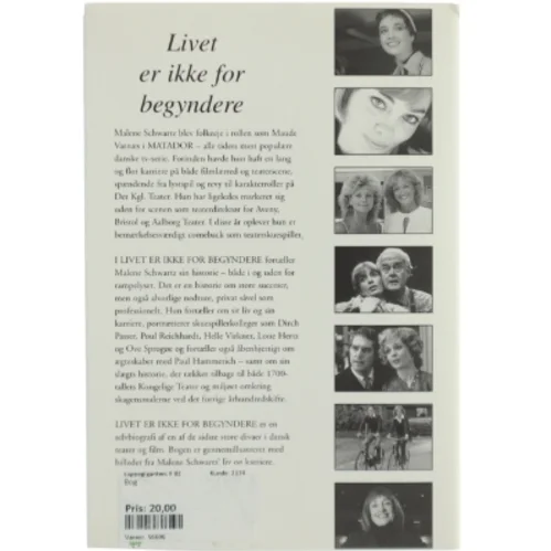 Livet er ikke for begyndere af Malene Schwartz (Bog)