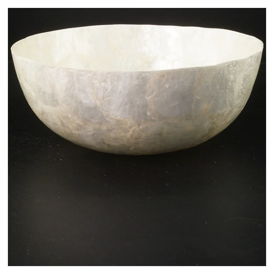 Ny Capiz Dekorativ perlemors skål (str. Ø 25 cm)