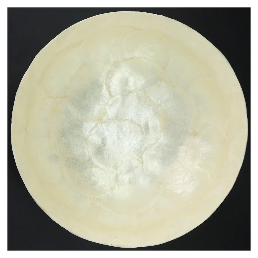 Ny Capiz Dekorativ perlemors skål (str. Ø 25 cm)