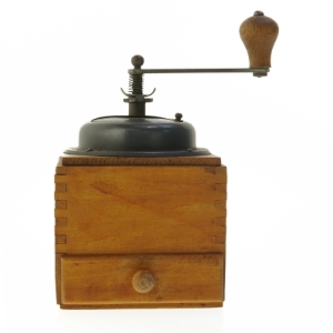 Vintage kaffekværn (str. 12x12x10 cm)