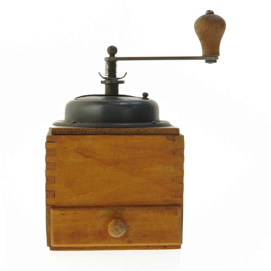 Vintage kaffekværn (str. 12x12x10 cm)