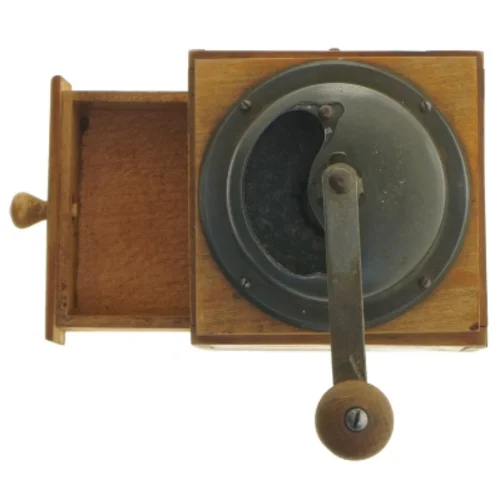 Vintage kaffekværn (str. 12x12x10 cm)