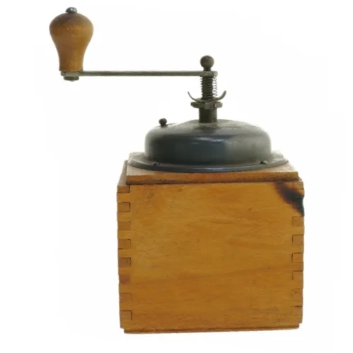 Vintage kaffekværn (str. 12x12x10 cm)