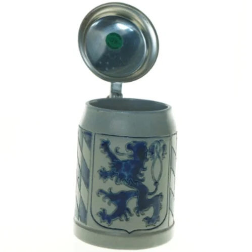 Keramikkrus med Låg fra Reinzinn (str. 14 x, 10 cm)