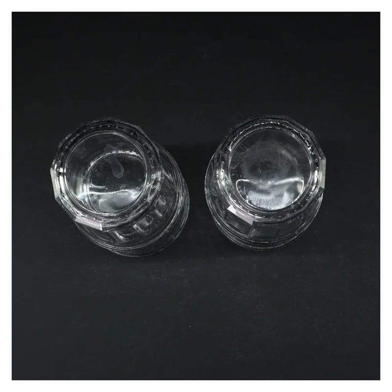 Gennemsigtige glas (4 styk. ø. 10 cm. længde, 9 cm)