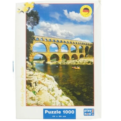 Puslespil med 1000 brikker fra Play Navn (str. 33 x 25)