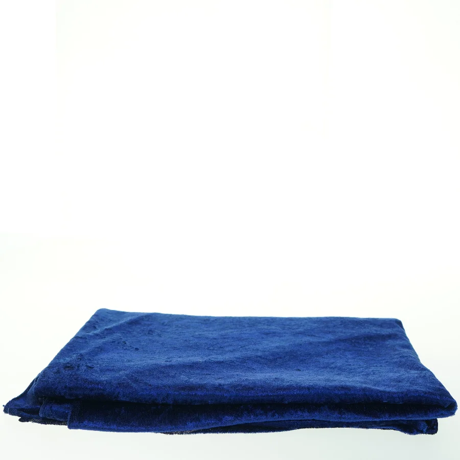 Blå velour dug  (str. 225 x 175 cm)
