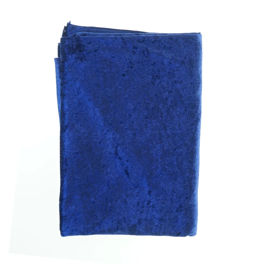 Blå velour dug  (str. 225 x 175 cm)