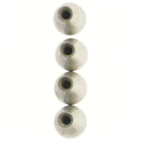 4 små tinvaser fra Tincentret (str. 5 cm)