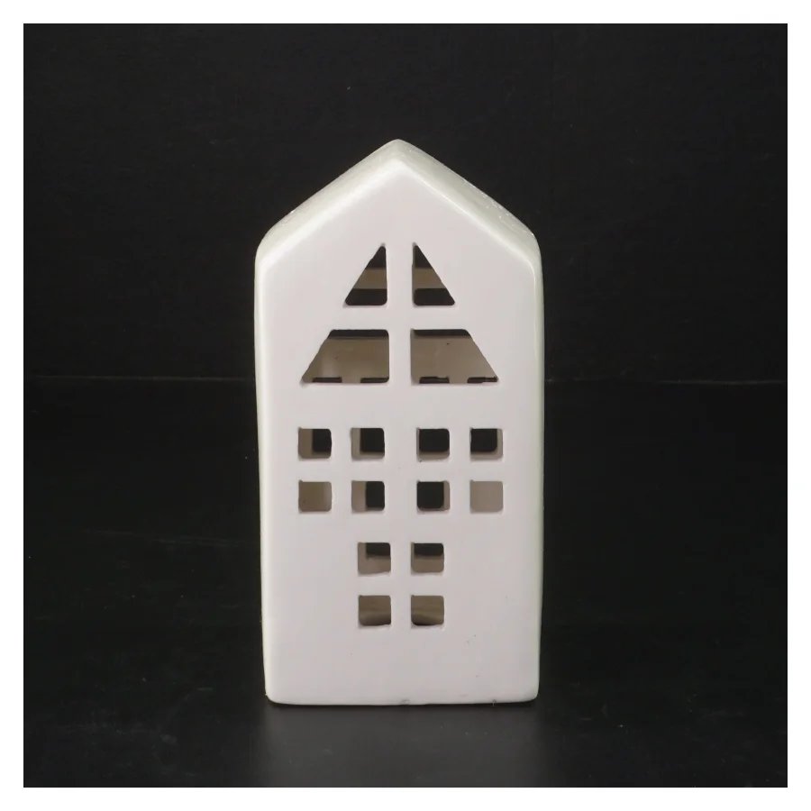 Keramisk hus (str. H. 14 cm)
