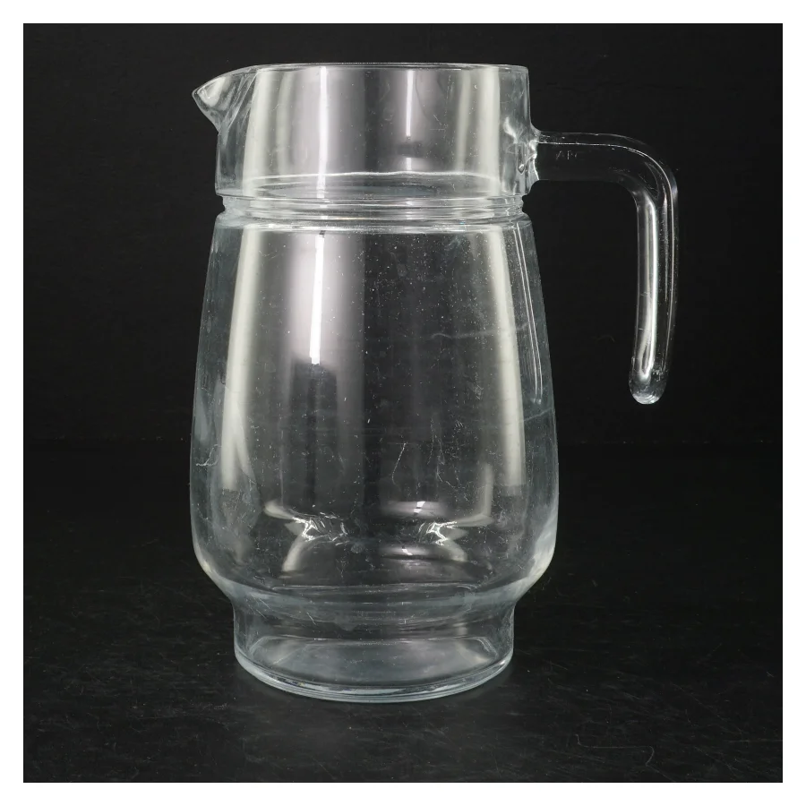 Glas kande (str. H. 20 cm)