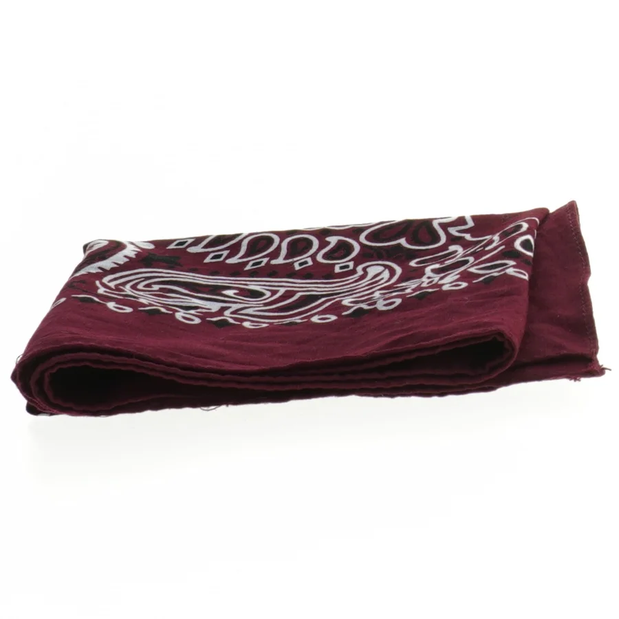 Bordeaux bandana tørklæde med paisley mønster fra Cody James (str. 55x53 cm)