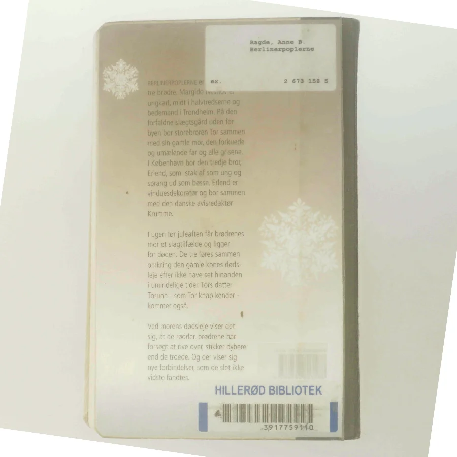 Berlinerpoplerne af Anne B. Ragde (Bog)