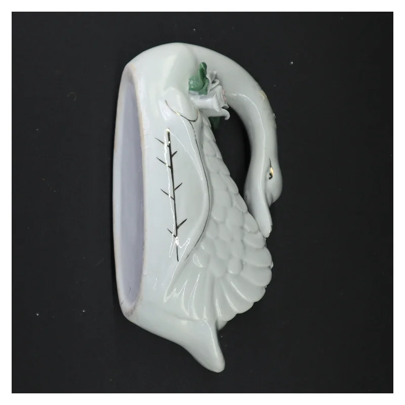 Porcelænssvane (str. 22 x 10 x 10 cm)