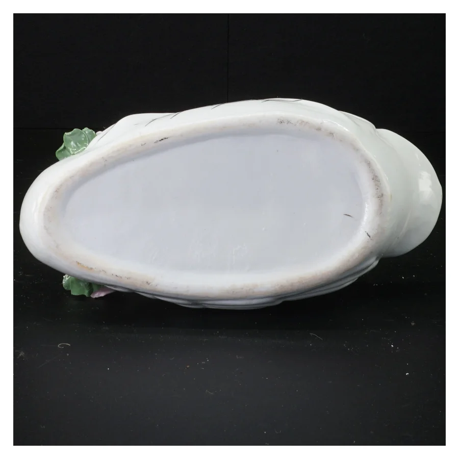 Porcelænssvane (str. 22 x 10 x 10 cm)