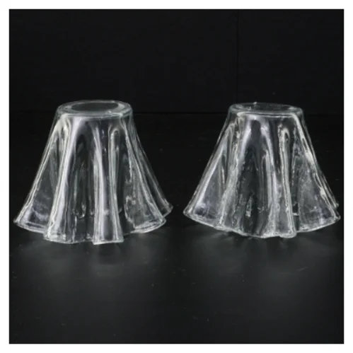 Gennemsigtige glasvaser (str. 9 x 11 cm)