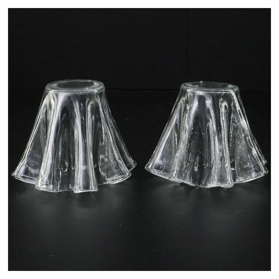 Gennemsigtige glasvaser (str. 9 x 11 cm)