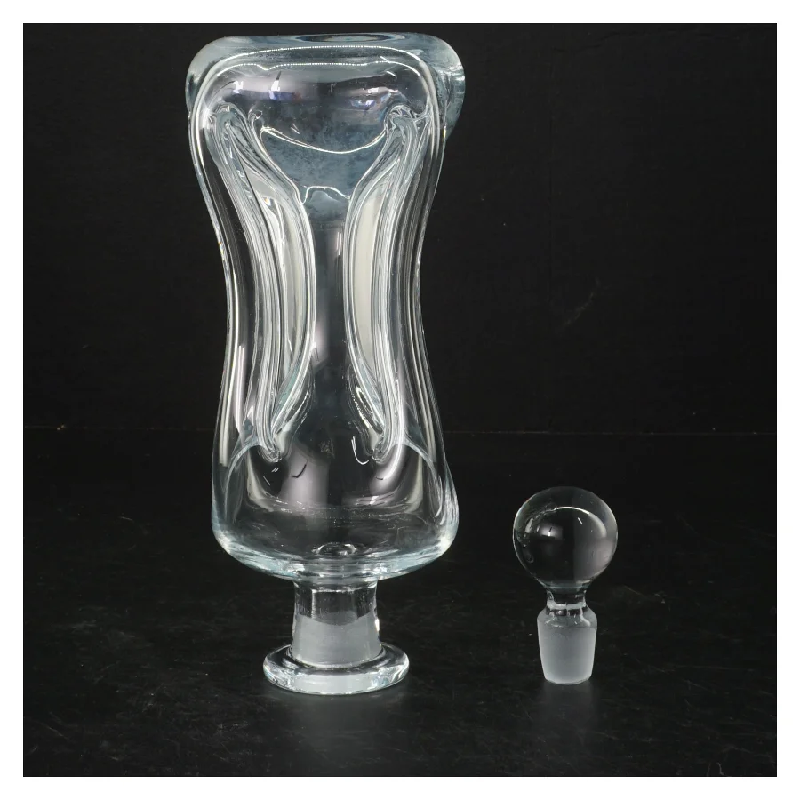 Klukflaske fra Holmegaard (str. 23 cm)