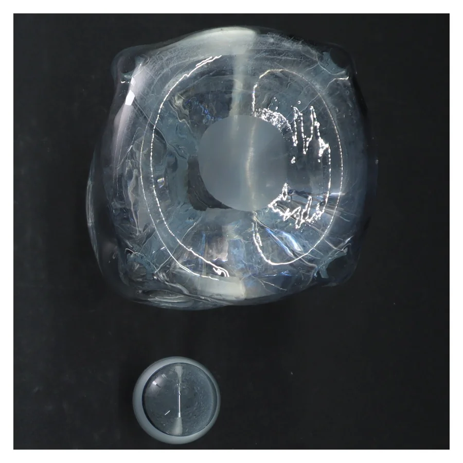 Klukflaske fra Holmegaard (str. 23 cm)