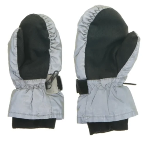 Grå refleks børnevanter (str. 20 cm)