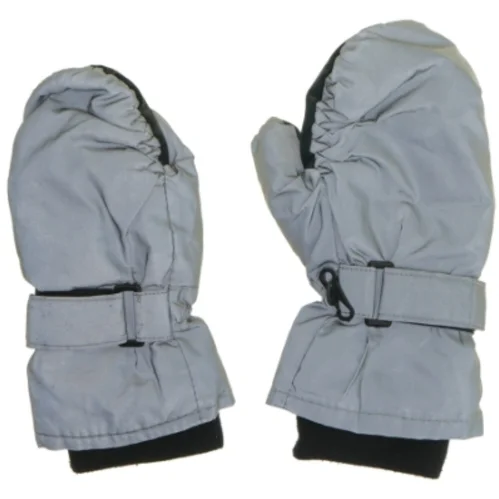 Grå refleks børnevanter (str. 20 cm)