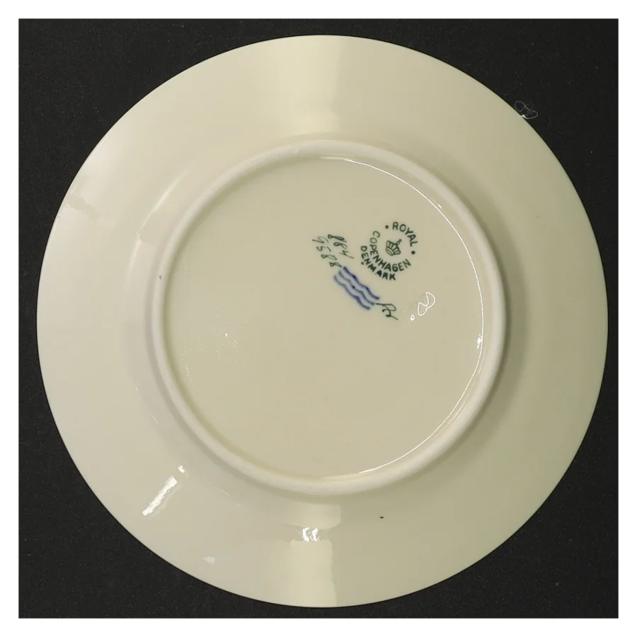 Porcelænstallerkener fra Royal Copenhagen (str. Diameter 16 cm)