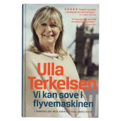 Vi kan sove i flyvemaskinen af Ulla Terkelsen (Bog)