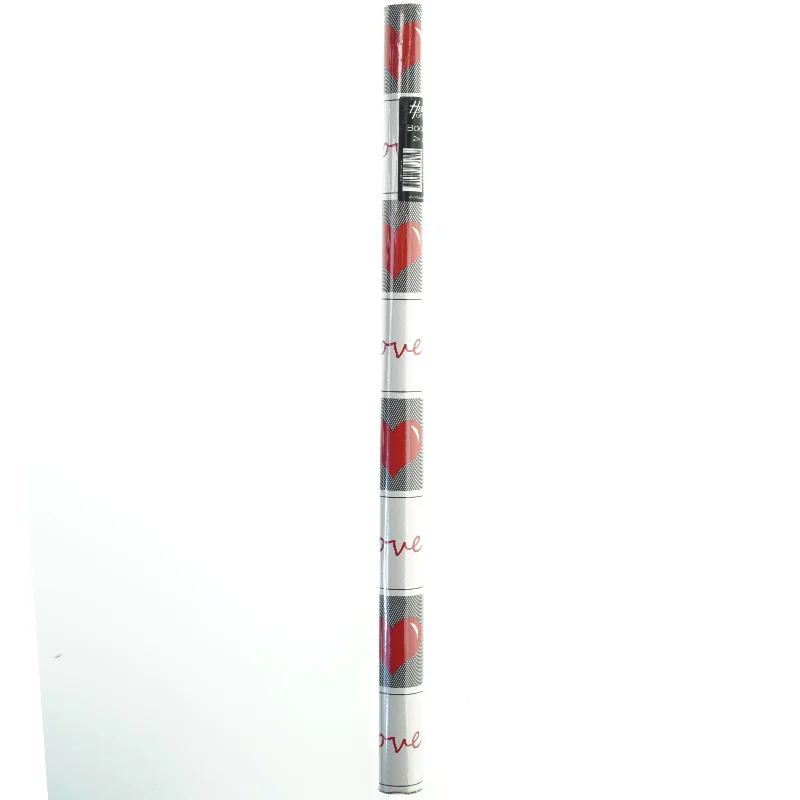 Indpakningspapir med hjerter fra Hedlunds (str. 2 m x 57 cm)