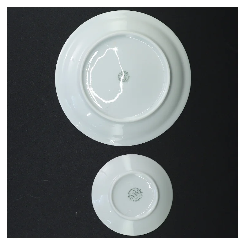 Danild Blå dråbe 2 Tallerkener (str. Ø 17 cm og  ø 10 cm)