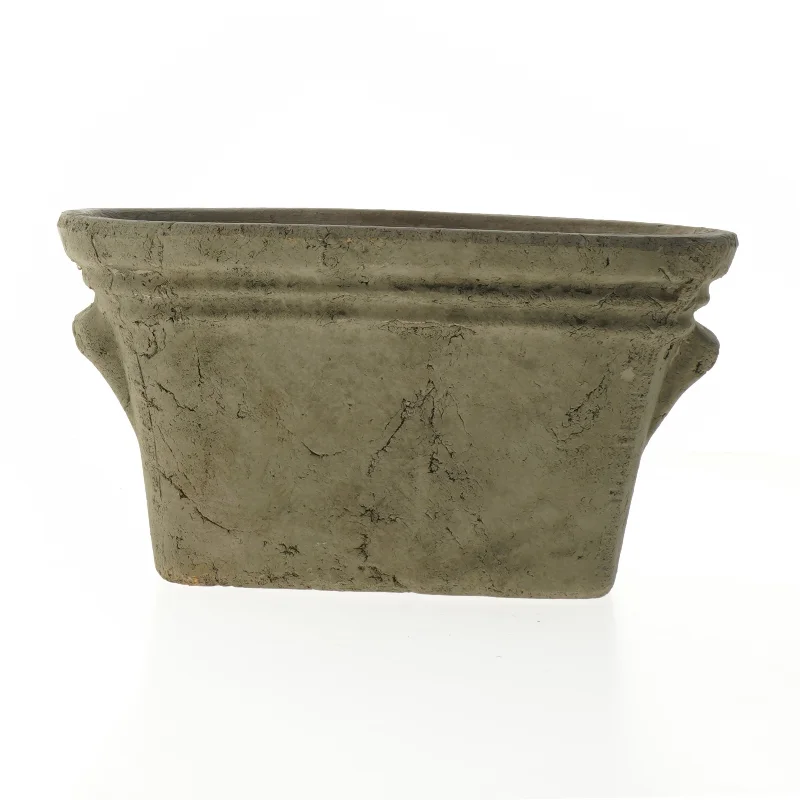 Dekorativ cement/betonpotte (str. 27 cm)