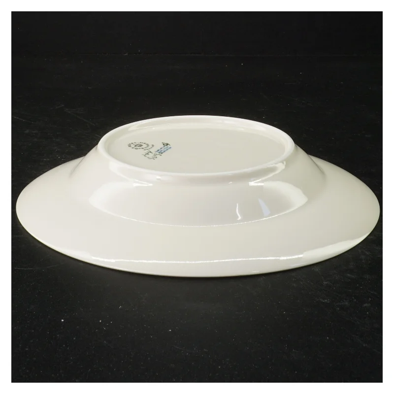 Hjertegræs Porcelænstallerken med blomstermotiv fra Royal Copenhagen (str. 21,5 cm)