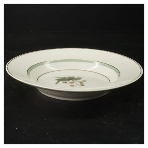 Hjertegræs Porcelænstallerken med blomstermotiv fra Royal Copenhagen (str. 21,5 cm)