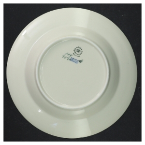 Hjertegræs Porcelænstallerken med blomstermotiv fra Royal Copenhagen (str. 21,5 cm)