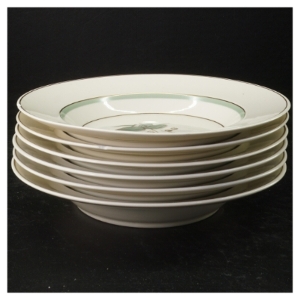 Hjertegræs Porcelænstallerken med blomstermotiv fra Royal Copenhagen (str. 21,5 cm)