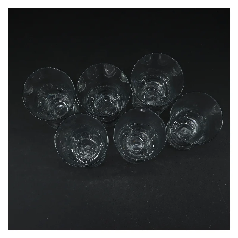 6 høje ølglas (str. Ø. 7,5 cm. længde, 16 cm. 6 styk)