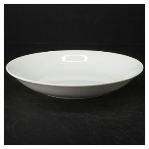 Hvide porcelænstallerkener (str. Ø. 22 cm)