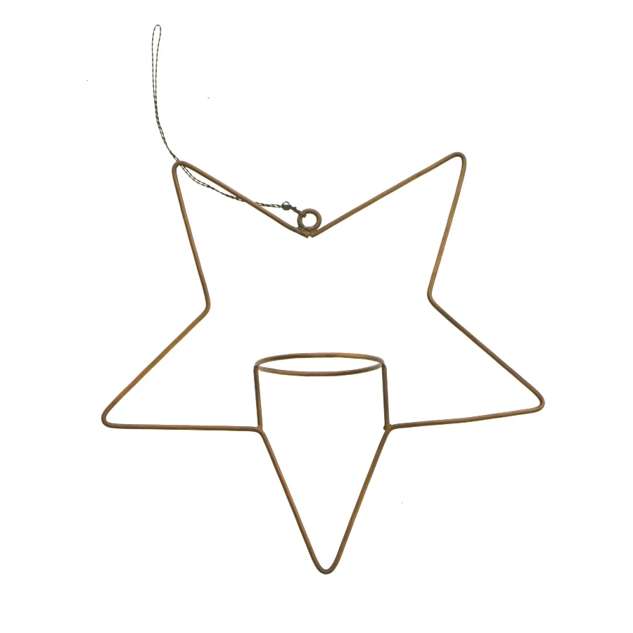 Stjerneformet lysholder (str. 21 cm)