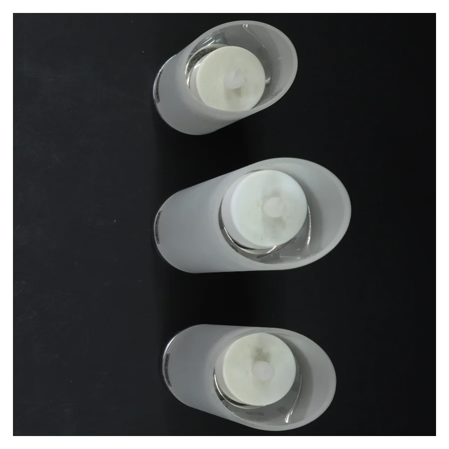 Sæt af elektroniske lysestager fra Herstal (str. 13-23 cm)