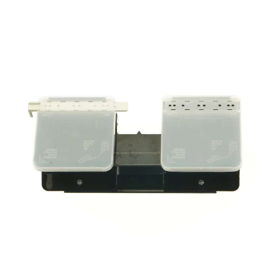Dobbelt hulmaskine fra Brause Brause (str. 27 x 10,5 x 8,5 cm)