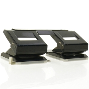 Dobbelt hulmaskine fra Brause Brause (str. 27 x 10,5 x 8,5 cm)